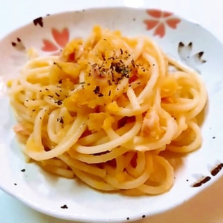 お弁当に☆薩摩芋とツナのコンソメパスタ